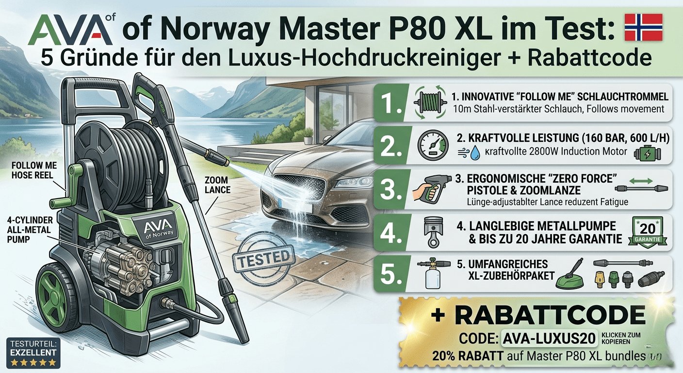 AVA of Norway P80 XL Test 5 Luxus-Vorteile & Rabattcode