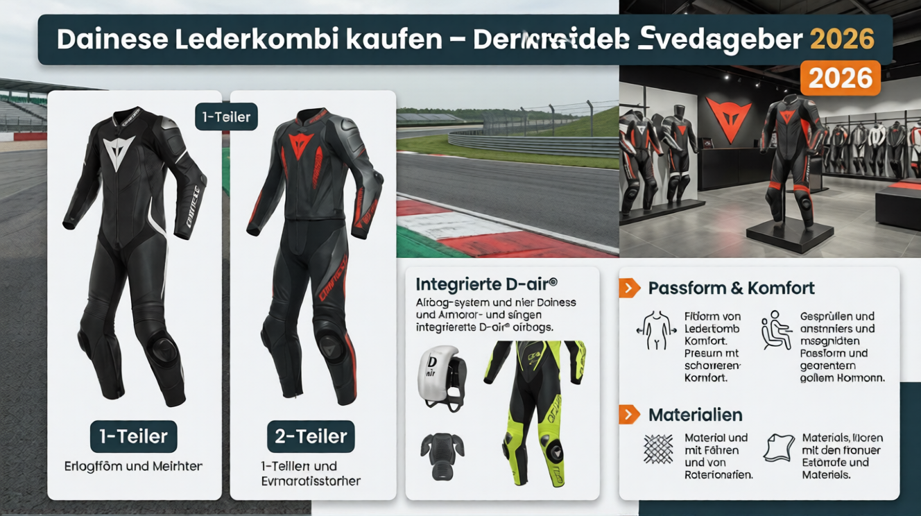 Dainese Lederkombi kaufen – Der komplette Ratgeber 2026