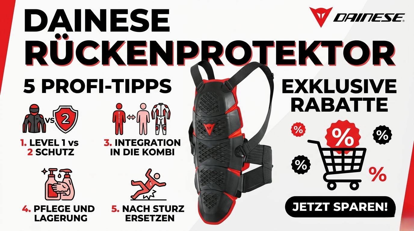 Dainese Rückenprotektor 5 Profi-Tipps & Exklusive Rabatte