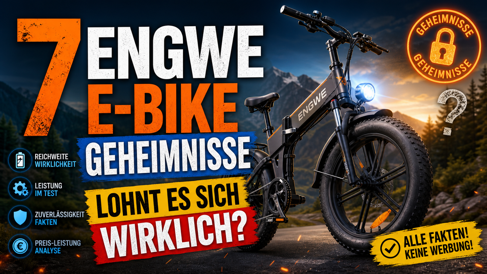 7 Engwe E-Bike Geheimnisse Lohnt es sich wirklich?