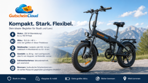 Engwe L20 3.0 Pro im ehrlichen Praxistest
Technische Daten auf einen Blick gutscheincloud.de