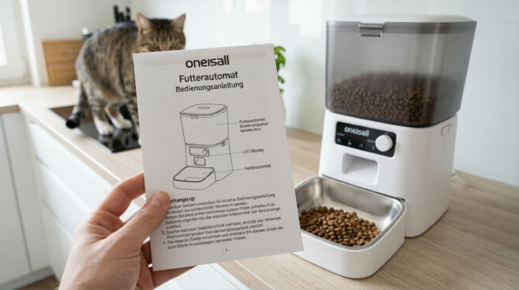 oneisall futterautomat bedienungsanleitung deutsch