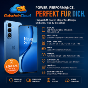 Gutscheincloud.de Technische Spezifikationen im Überblick: