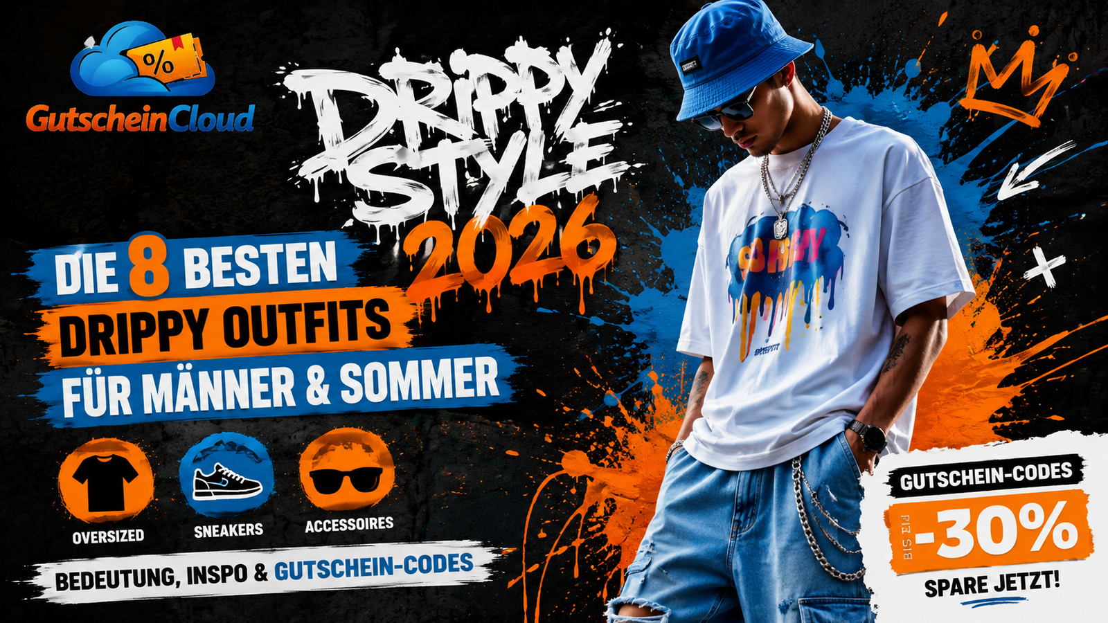 Drippy Style 2026: Die 8 besten Drippy Outfits für Männer & Sommer – Bedeutung, Inspo & Gutschein-Codes