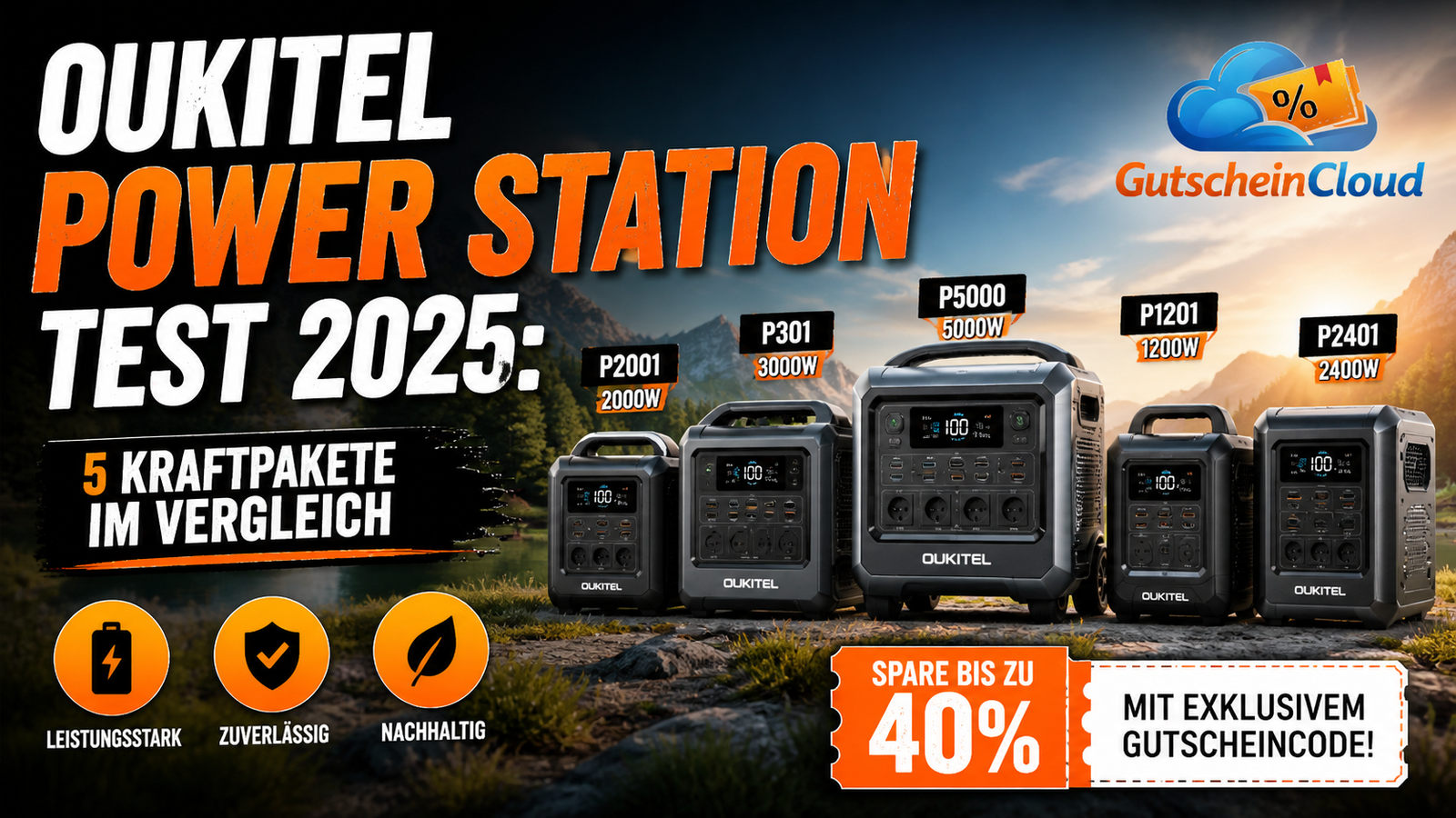 Oukitel Power Station Test 2025: 5 Kraftpakete im Vergleich – Spare bis zu 40% mit exklusivem Gutscheincode!