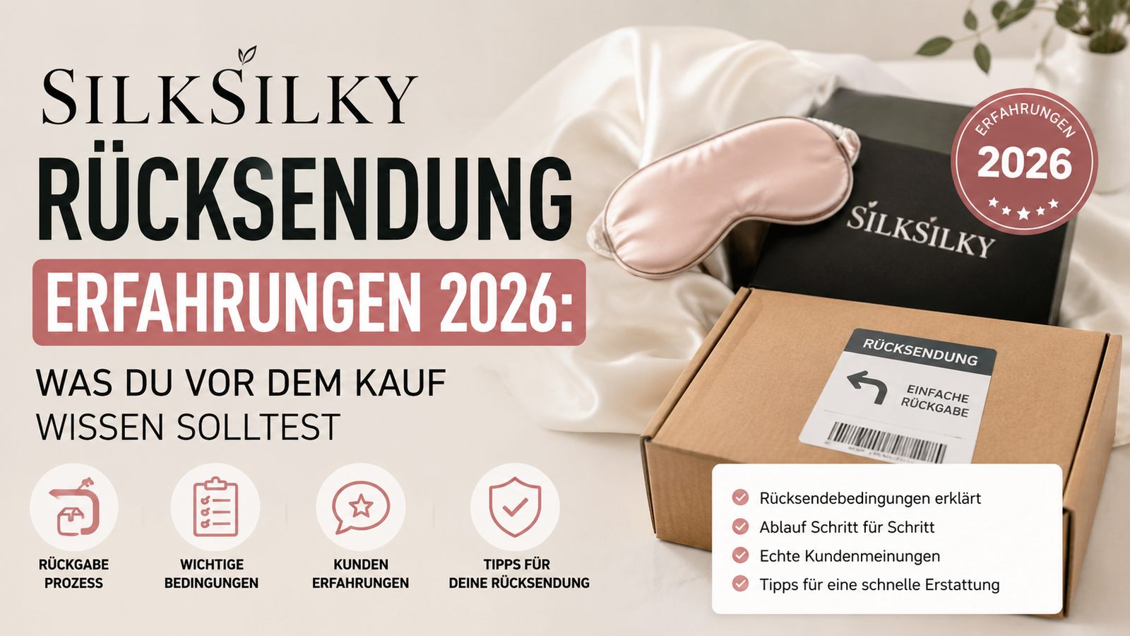 SilkSilky Rücksendung Erfahrungen 2026 Was du vor dem Kauf wissen solltest