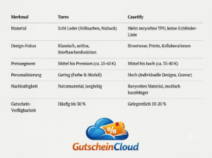 Torro vs. Casetify: Welche Leder-Handyhülle lohnt sich mehr gutscheincloud.de?