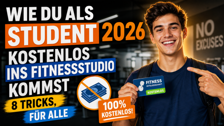 Fitnessstudio für Studenten Rabatt 2026 by gutscheincloud.de
