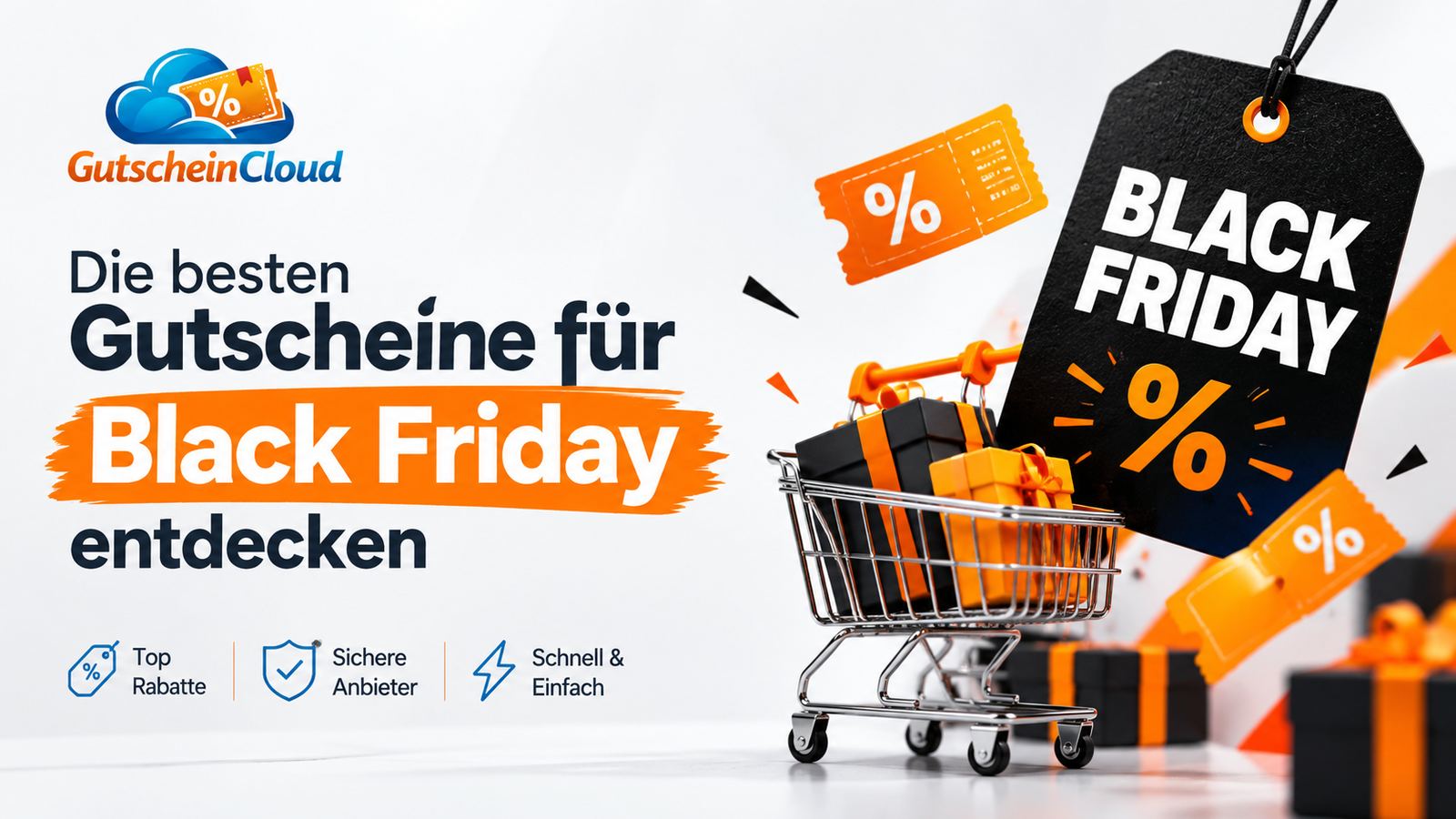 Die besten Gutscheine für Black Friday entdecken